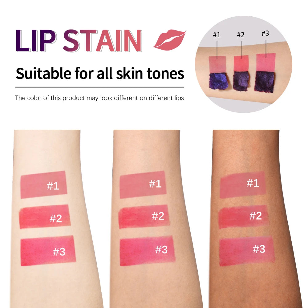 Peel Off Lip Stain – Long Lasting Waterproof Lip Tint (24H Transfer-Proof Color)